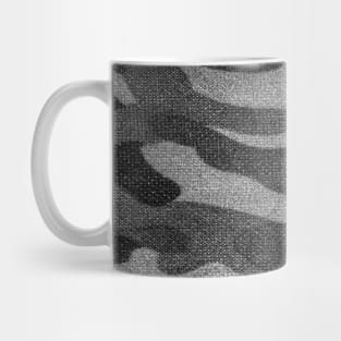 Black and White Camouflage Mug